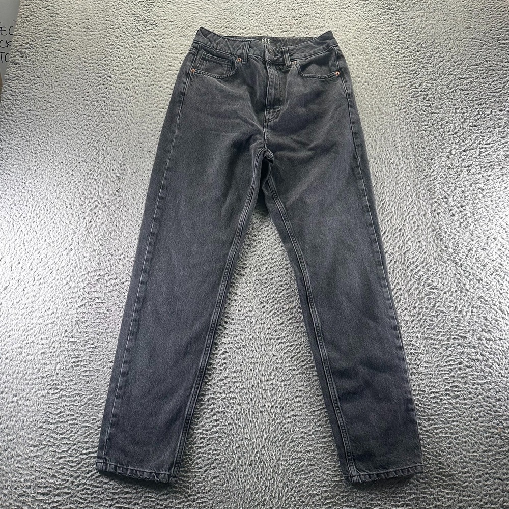 Urban Outfitters BDG Jeans Womens 27x29 Gray Cotton Denim Mom Tapered Workwear‎